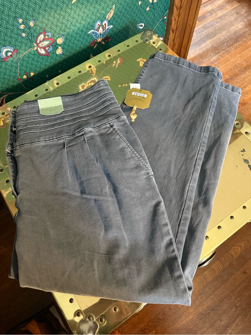 Women’s Slate Gray Rye Grass High Waisted Jeans